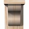 Ekena Millwork Carmel Smooth Corbel w/Backplate, Douglas Fir, 5 1/2"W x 8"D x 8"H COR06X08X08CAR01SDF - alternate 4